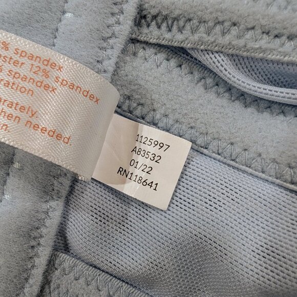 CACIQUE Boost Plunge Bra 42D Light Blue Lace Eyelet Baby Doll Feminine Sexy - Picture 7 of 9